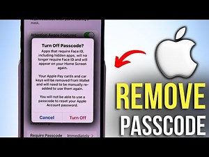 How to Remove the Lock Screen Passcode on iPhone