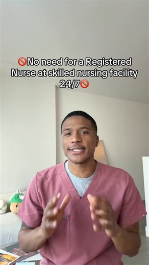 @humblestartwill on Instagram: "Usually healthcare facilities always need at least one registered nurse in the building at all times to implement processes or procedures that require thier specific licensure/sign off. However, in 2026 this is no longer necessary.🚫🚫🚫 What do you think?￼ #nurse #skillednursing #registerednurse #reels #2026"
