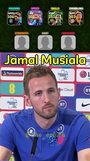 Harry Kane picked his favourite players based on their skill 😱🔥 #efootball2023 #efootball2024