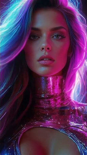 Purple Glitch Dreams — Synthwave Mood #Synthwave #Retrowave #Aesthetic #Neon