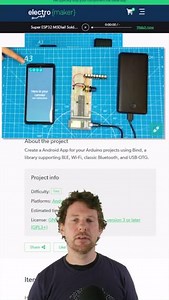 If you've ever wanted to set up a simple #GUI for your Arduino projects, this is for you! Bind is an #Android app and #Arduino library combo allowing you to create gui buttons and displays over #Bluetooth #BLE and #Wifi. Check it out: https://www.electromaker.io/project/view/easy-android-ui-for-arduino-project | Electromaker.io