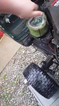 How to use seafoam engine treatment in a lawn tractor