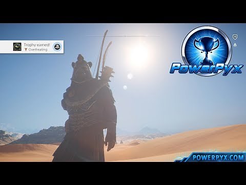 Assassin's Creed Origins - Overheating Trophy / Achievement Guide (Raining Bugs Hallucination)