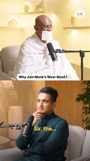 I asked a Jain monk why he wears a mask.His answer wasn’t just about a practice, it reflected the very core of Jainism - a deep commitment to non-violence and respect for every form of life, even the smallest ones.