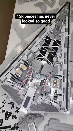 Impressive Lego Star Destroyer Collection with Full Interior