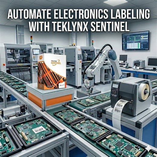Automate Electronics Labeling with Teklynx Sentinel
