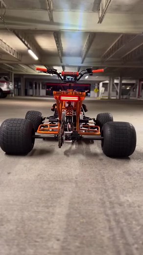 Exploring Electric Mini Quad Riding in Parking Garages
