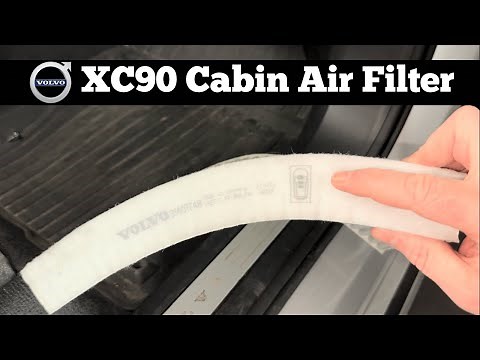 2016 - 2022 Volvo XC90 Cabin Air Filter Replacement - How To DIY Change Or Replace AC Pollen Filter
