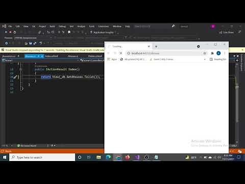 Microsoft.Data.SqlClient.SqlException: 'Invalid object name ......