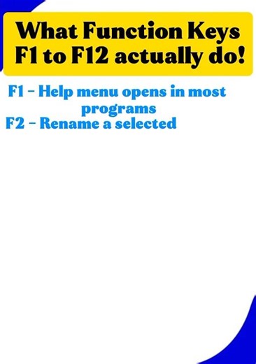 Functional keys on keyboard and their uses