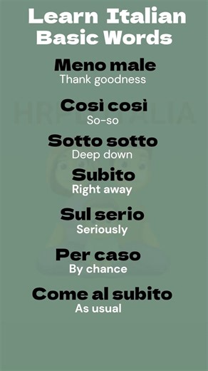 Easy way to learn Italian Language | Italian lesson For beginners | How to pronounce italian words