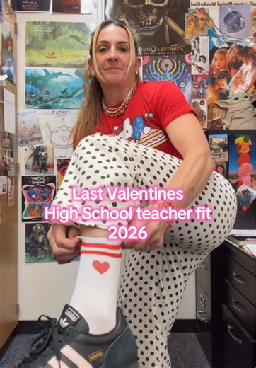 Happy VDay from high school #valentinesday #pinkandred | valentine day outfit