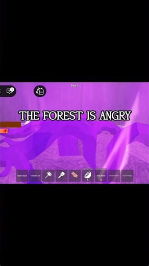 The forest is angry cutscene 😵😵 99 nights in the forest - roblox #fyp #roblox #gaming #gameplay