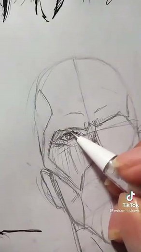 como dibujar al titan colosal "attack on titan"🔥👌