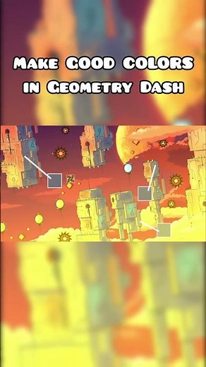 Weird Color Illusion in Geometry Dash