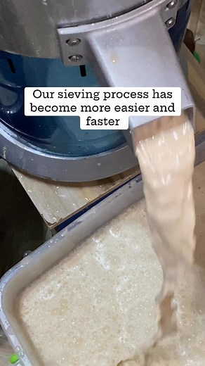 5.4K views · 77 reactions | Our sieving process has become more easier and faster! 珞 #diemtigernut #diemhub #diemdrinks #foryoupage | Yidiat Diadem | Facebook