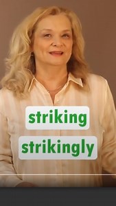 52K views · 2K reactions | Have you ever used the words “strikingly beautiful”? | Accurate English - Lisa Mojsin | Facebook