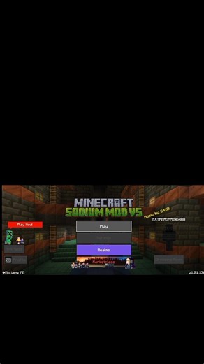 sodium mod v5 for mcpe #minecraft #short #shorts #minecraftshort #memes #minecraftmodding subscribe