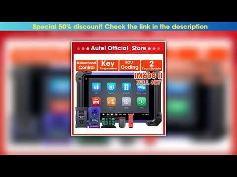 Review Autel MaxiIM IM608 II PRO IMMO Key Fob Programming Tool IM608II Programmer Diagnostic Tools•