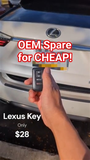 Spare Lexus Key for $28 #diy #oem #toyota #carkeys #obd2 #automobile