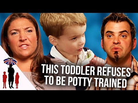 Toddler refuses to be potty trained! | Supernanny USA