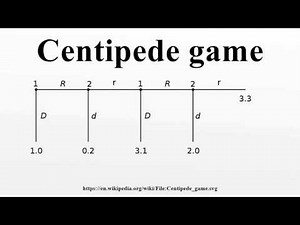 Centipede game