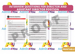 Interview Questions for Assistant Director and Director Position