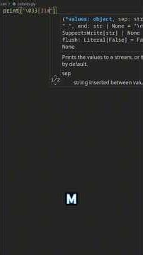 Cambia el color de tu texto en Python #devs #python #programacion