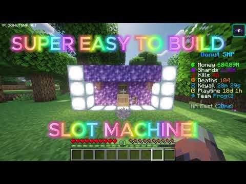Super Easy Minecraft Slot Machine! | Aesthetically Please | Makes Noises |