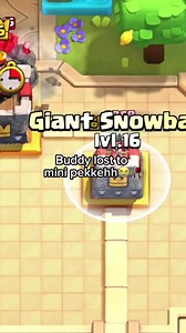 Buddy lost to Mini P.E.K.K.A. - Clash Royale moment