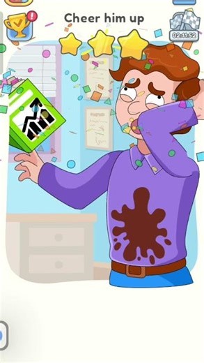 Cheer Him Up DOP 5 Game 🎮 Delete One Part level 433 #funnycartoon #funnygaming #animation #shorts