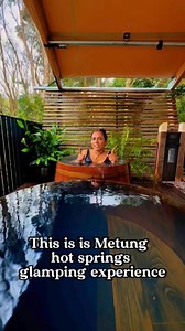 Lagoon Glamping at Metung Hot Springs 🫶 @metunghotsprings #hotsprings #metunghotsprings #metung #eastgippsland #gippslandlakes | Metung, Gippsland Lakes