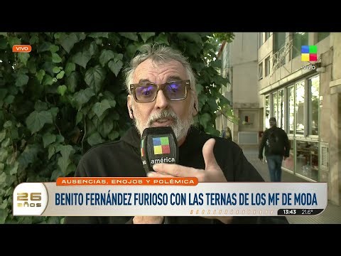 🔥 BENITO FERNÁNDEZ FURIOSO CON LOS "MARTÍN FIERRO" DE MODA: "LAS TERNAS ME CHUPAN UN H..."