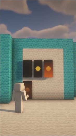 Japanesse banners in minecraft || WASP Life hacks|| #Shorts