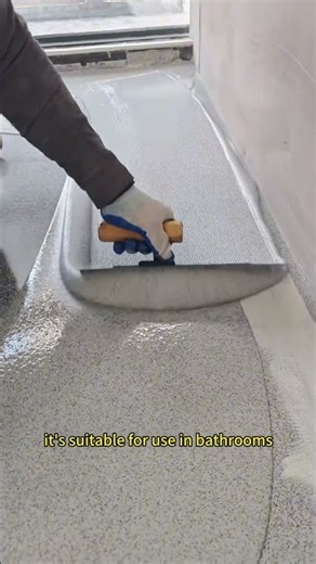 Floor upgrade hack! Epoxy color‑sand, easy to clean.#renovation #epoxy #resin #clean #coating
