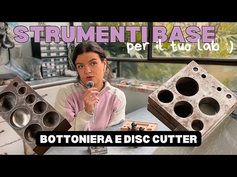 Disc Cutter + Bottoniera ✨ Strumenti base per iniziare a creare gioielli