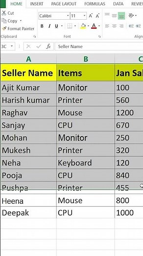 Sum Function in MS Excel l Computer Tech Academy