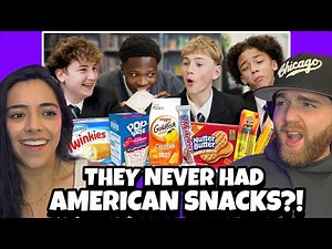British High Schoolers try American Snacks! | HOW WOULD YOU RATE THESE SNACKS? | Reaction