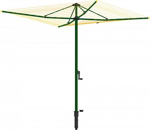 Hills 60m Supadry Hoist Rotary Clothes Dryer with Ground Socket