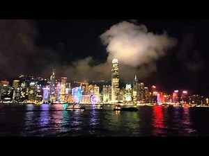 Hong Kong light show 2015 - 8pm