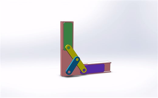 【动画 · 机械原理】如何把直线运动传递到与它垂直的方向？（Scott Russell Mechanism）
