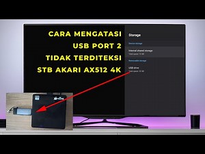 Android TV Box Akari ax512 - How to Fix Usb Port 2 Not Detected