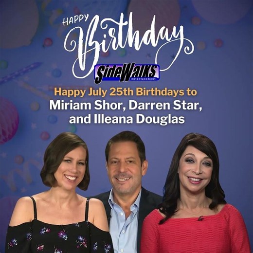 Happy birthdays to Miriam Shor, Darren Star, and Illeana Douglas