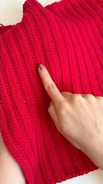 Double elastic crochet stitch ❤️