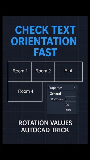 How Pros Spot Upside-Down Labels Instantly #AutoCAD #TextRotation #Technique