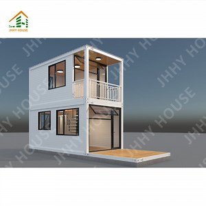 [Hot Item] Finished Low Cost Prefab 40FT Shipping Container House Flat Pack/Foldable Container Homes Made in China
