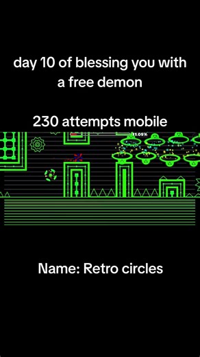 Free demon Geometry dash! #geometrydash #gd #geodash #geometrydash #freedemon
