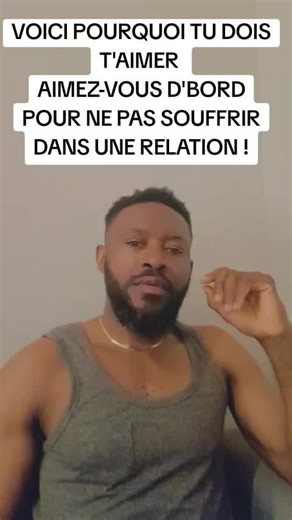aimez vous d'abord pour ne pas souffrir dans une relation