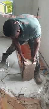 How To Cut Tiles Without Machine #tiles