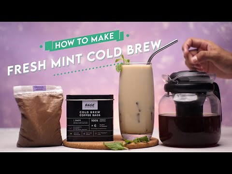 How To Make A Cafe-style Fresh Mint Cold Brew | Quick and Easy Recipes | Rage Coffee